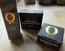 Question Beauty 3pc Set Black Primer Oceanic Symphony Pigment Dewy Rainbow picture