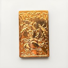1999 Burger King Pokémon Cards - 24k Gold Plated - Lot of 2 - Charizard & Togepi picture