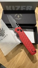Kizer Task Knife, 3.04 Inch Nitro V Sheepsfoot Blade Knife V3641A2 BRAND NEW red picture