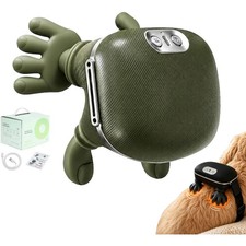 Calming Pet Dog Massager with heated Hands GREEN electric Hands FREE with strap picture