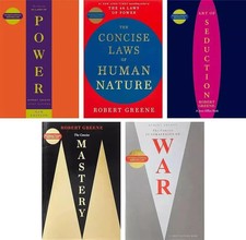 Robert Greene 5 Book Set: Concise Power,Law,War,Mastery,Seduction (Paperback) picture
