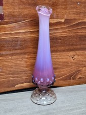 Fenton Plum Opalescent Hobnail 8