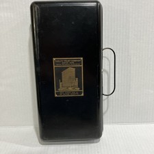 Vintage Fidelity Trust Co Boston Mass Bank Lock Box Unlocked No Key picture