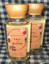 2-Pack NEW Fall In Bloom TRAVEL Shower Gel 3 oz Bath & Body Works picture