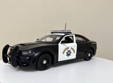1/18 Police Car Dodge Charger CHP.  1:18 Autoart Dodge Charger Hellcat. custom picture