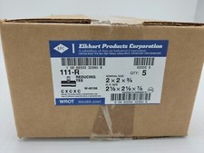Copper Pressure Reducing Tee Lot (5 Pieces) W-40106, Nom 2 x 2 x 3/4 picture