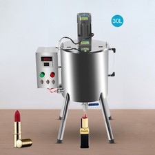 8 Gallon Heating Mixing Filling Machine 30L Stirring Tank Lipstick Paste Filler picture