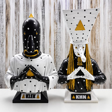 KHN + KLEK — Angine de Poitrine Fan Art Collectible Bust Duo picture