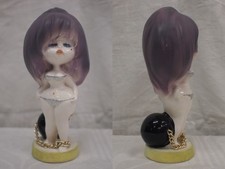 Vintage Ado Mizumori fancy doll Ceramic Girl with box picture