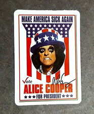 ALICE COOPER - Die Cut Sticker Decal Music Band Rock Alice Cooper picture