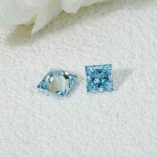 2.20 CT Natural Blue Diamond Princess Cut VVS1 D Grade GDGL Certified H17 picture
