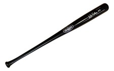Kirk Gibson Los Angeles Dodgers Signed Black Louisville Slugger Bat JSA QR picture