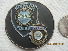 ipswich massachusetts criminal investigations police coin for display only rare picture
