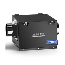 ALORAIR 4 Inch Inline Bathroom Exhaust Fan – Ultra Quiet 170 CFM Ve... Fas picture