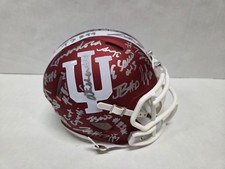 2025 INDIANA HOOSIERS NATIONAL CHAMPIONS TEAM SIGNED Mini Helmet w/COA picture