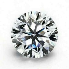 1 CT Natural White Diamond Round Cut VVS1 D Grade Ring Size Stone Certified V02 picture