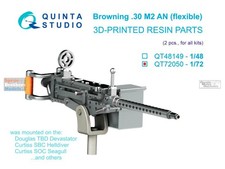 QTSQT72050 1:72 Quinta Studio Browning .30 M2 AN (flexible) Machine Gun Set picture