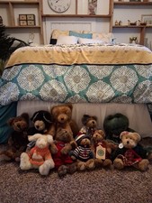 LOT of 10 Plush Boyds Bears picture