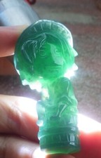 Video Certified Green A Jade jadeite Pendant  Cartoon 700549 AS picture