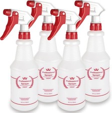 Plastic Spray Bottle (4 Pack, 24 Oz, All-Purpose) Heavy Duty Spraying Bottles picture