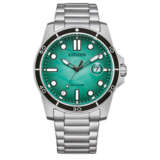 Citizen Men's Sport Casual Date Indicator Eco-Drive Silver Watch 41MM AW1816-89L picture