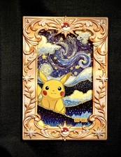 GRAIL  Chinese Mengka collection 2.0 Serialized 28/59 STARRY NIGHT PIKACHU  picture