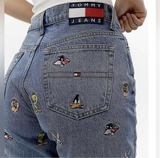 Rare Tommy Jeans X Looney Tunes Mom Jean picture