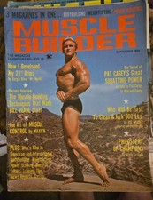 VINTAGE Sept 1966 Muscle Builder Magazine Dave Draper Sergio Oliva Pat Casey picture