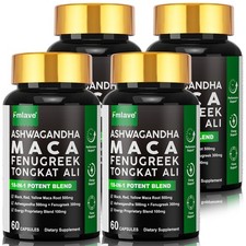 Maca Root, Ashwagandha, Panax, Ginseng, Fenugreek Extract Male Enhancing Stamina picture