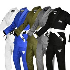 FISTRAGE Jiu Jitsu Gi Patch BJJ Brazilian for Men & Women MMA Uniform with Belt picture