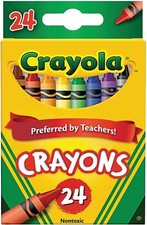 Crayola Classic Crayons 24 Colors Back to School Crayons, 01 Pack (52-3024) picture