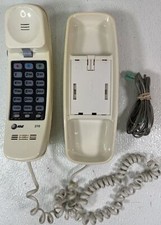 VTG AT&T 210M Trimline White Telephone Corded Lighted Keypad 13 # MEMORY 2000 picture