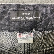 Vintage Guess Paris Georges Marciano Jeans Barrel Pleated size 29 Black USA Made picture