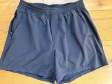 Men's Lululemon Black Pace Breaker Shorts, Med, Lined, 5 Inch picture