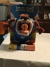 VTG 1996 Atlanta Olympics Salute Looney Tunes TAZ  Plush Figure Warner Brothers picture