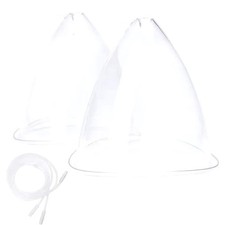 2PCS Vacuum Cupping Massage Cups Set 180/150ml Silicone Body Therapy Suction  💆 picture