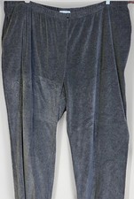 Liz & Me Sport Womens 3X Gray Pull On Lounge Pants Stretch Pockets Plus Size picture