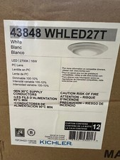 Box of 12 - Kichler 43848WHLED27T LED Flush Mount , White picture