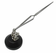 Helping Third Hand Base  Cross-Locking Tweezers Jewelry Making Soldering Vise picture
