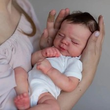 Handmade Realistic Reborn Baby Dolls Vinyl Silicone Newborn Boy Doll Real Gift picture