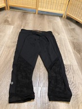 Women's Lululemon Workout Activewear Gym Yoga Pants Size 4 Dark Gray m37 picture