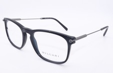 NEW BVLGARI 3038 501 BLACK GUNMETAL GUN BLK AUTHENTIC EYEGLASSES 54-19 picture