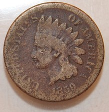 1859 Indian Head Cent  Lot B104 picture