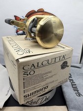 Shimano Calcutta 50 CT-50 Gold Baitcasting Reel Japan w/ Original Box & Papers picture