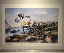 1993 Charles H. Denault “Ungava Inukshuk” AP #15/450 Double Signed Lithograph picture