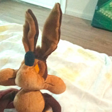 Applause Looney Tunes Wile E. Coyote Plush Stuffed Animal Brown/Tan 1997 picture