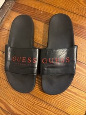 Guess Los Angeles Sandals Slides Flip Flops Black  picture