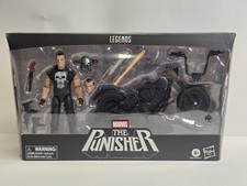 Marvel Legends Deluxe The Punisher Action Figure with Motorcycle picture