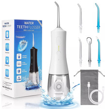Waterpik Cordless Dental Water Flosser Oral Irrigator Teeth Cleaner 5 Jet Tips picture