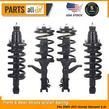 Front &Rear Complete Struts Shocks w/Coil Spring Fits Honda Element 2.4L 2003-11 picture